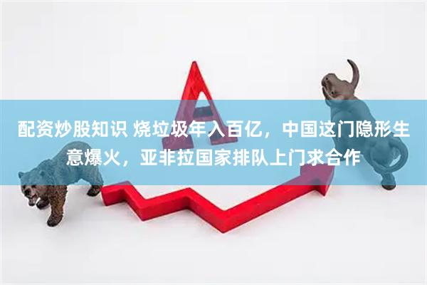 配资炒股知识 烧垃圾年入百亿,中国这门隐形生意爆火,亚非拉国家排队上门求合作